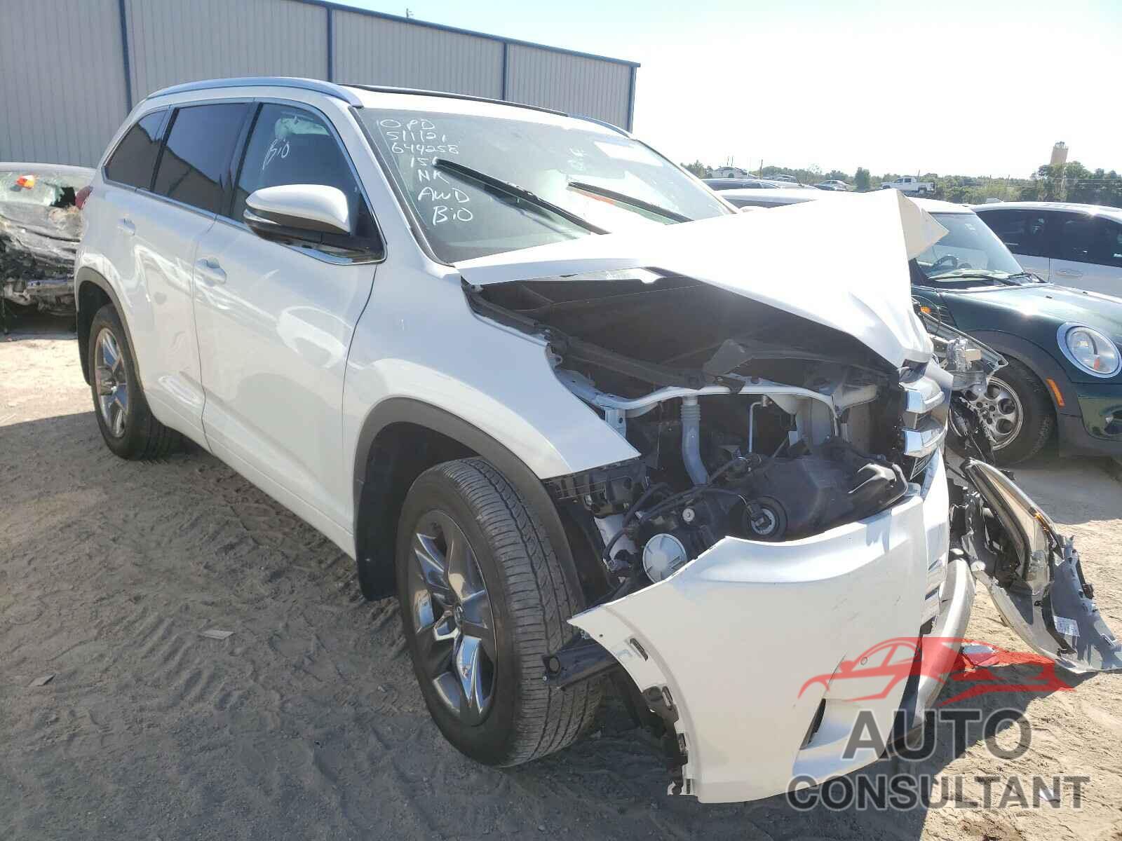 TOYOTA HIGHLANDER 2019 - 5TDDZRFH1KS961134
