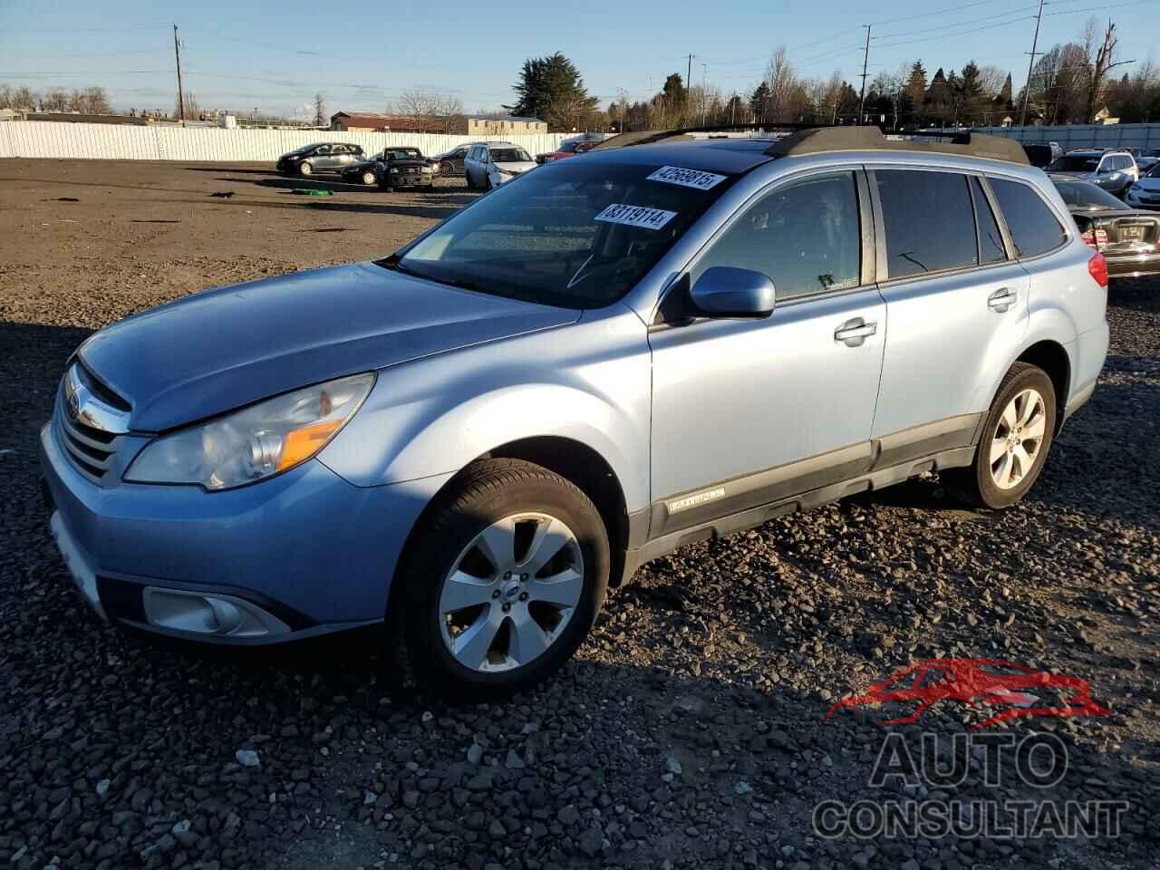 SUBARU OUTBACK 2012 - 4S4BRBKC9C3293638