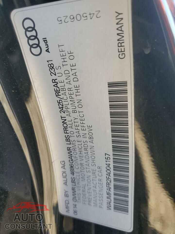 AUDI A5 2015 - WAUMFAFR2FA004157