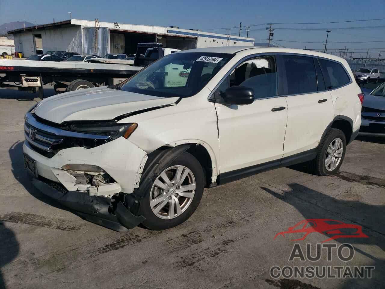 HONDA PILOT 2017 - 5FNYF5H19HB006310