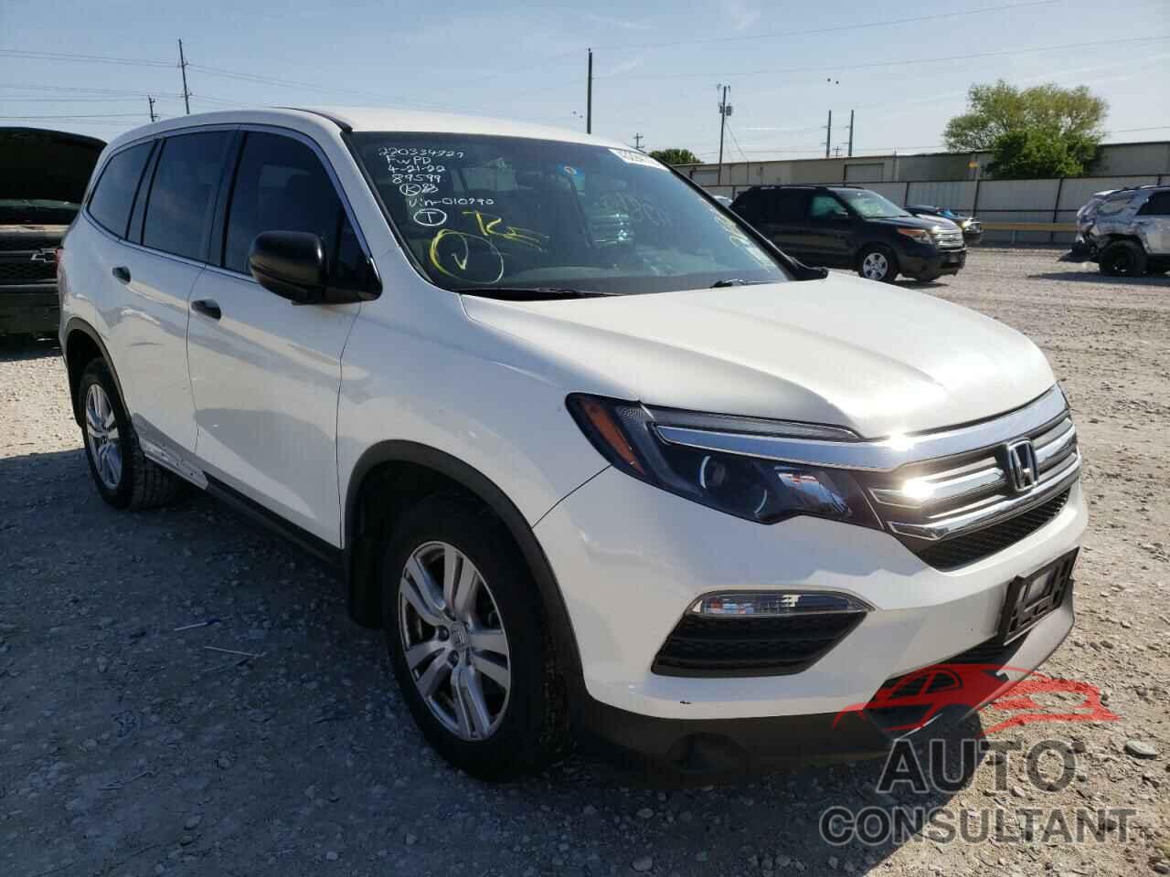 HONDA PILOT 2018 - 5FNYF5H16JB010790