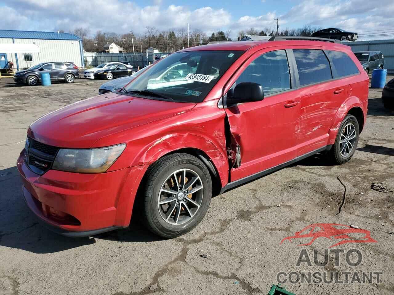 DODGE JOURNEY 2018 - 3C4PDCAB9JT447290