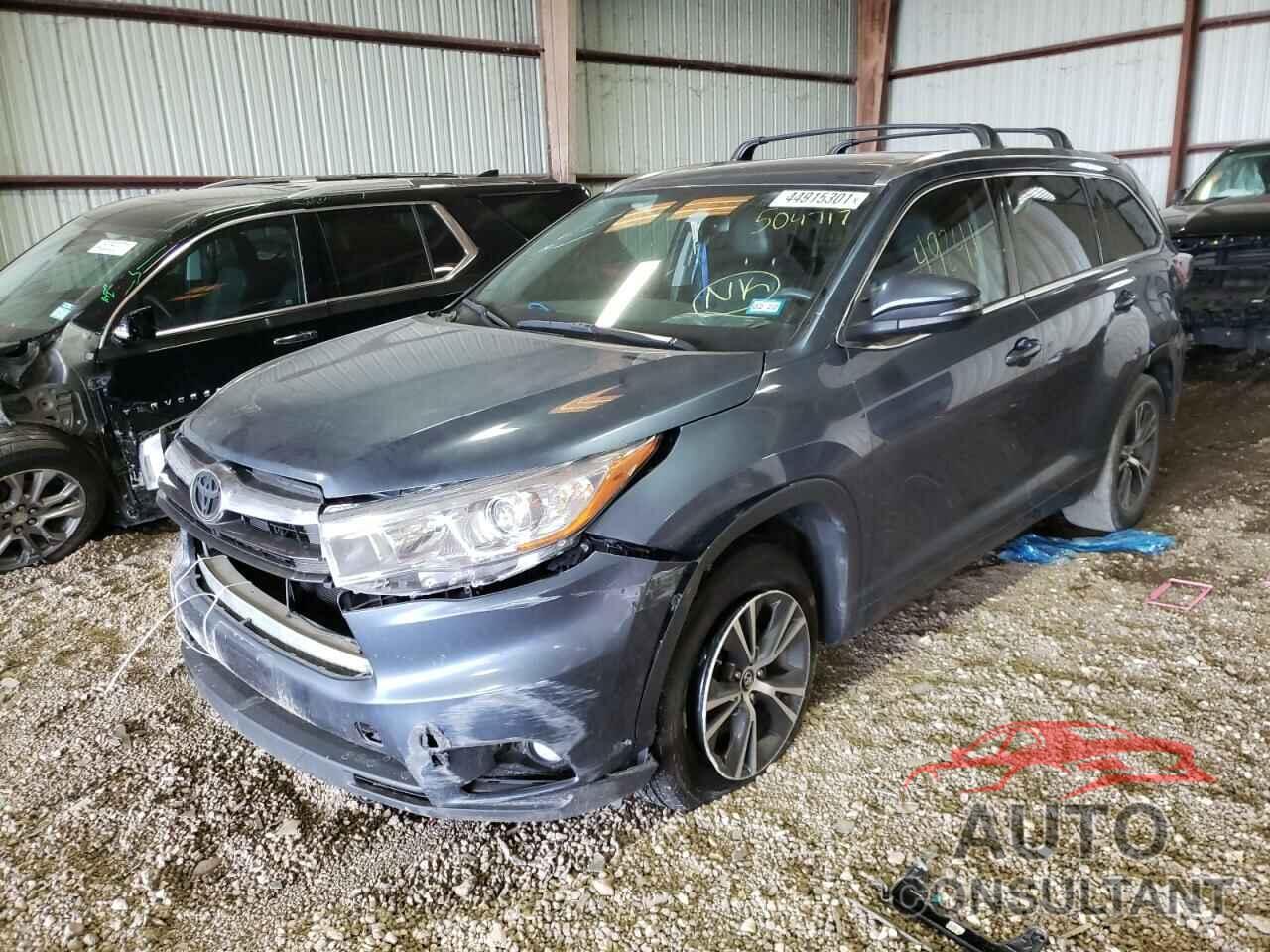 TOYOTA HIGHLANDER 2016 - 5TDKKRFH5GS504717