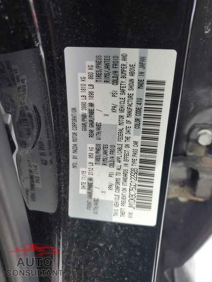 MAZDA CX-3 2016 - JM1DKBC75G0122928