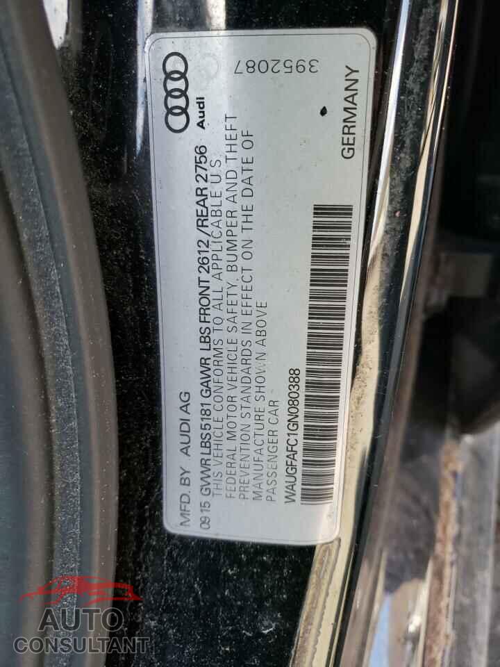 AUDI A6 2016 - WAUGFAFC1GN080388