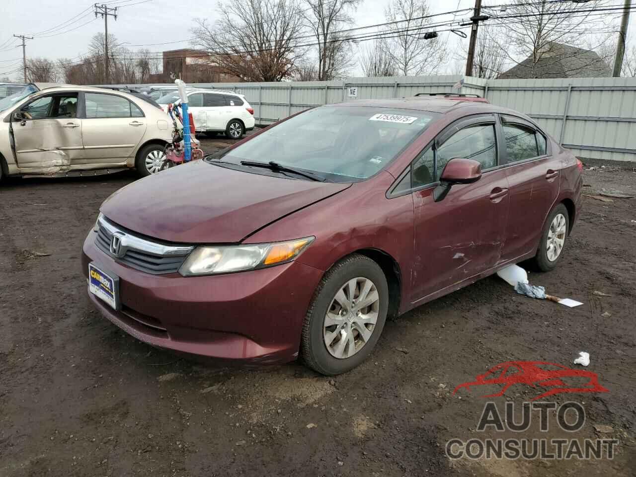 HONDA CIVIC 2012 - 2HGFB2E5XCH544169