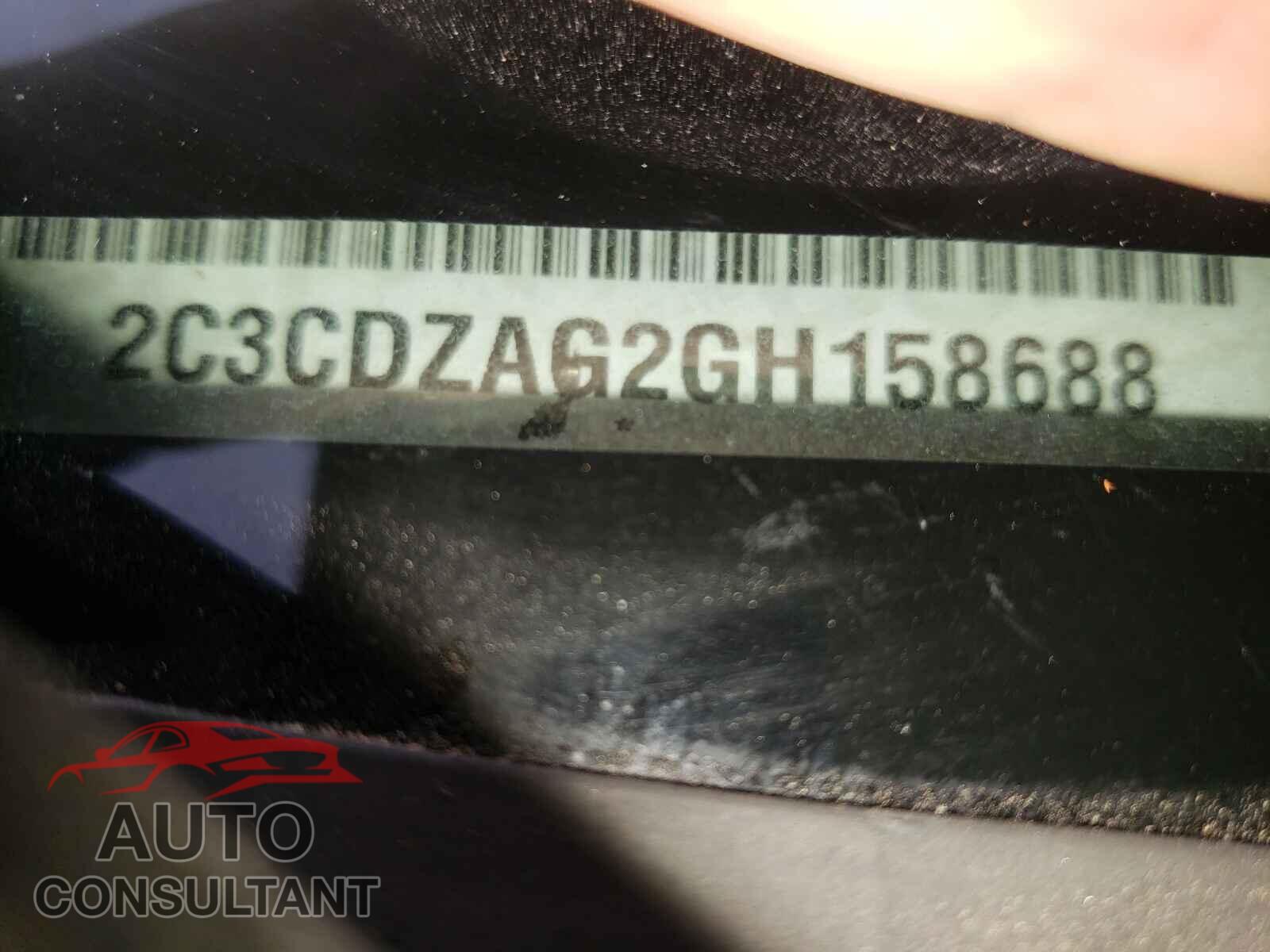 DODGE CHALLENGER 2016 - 2C3CDZAG2GH158688
