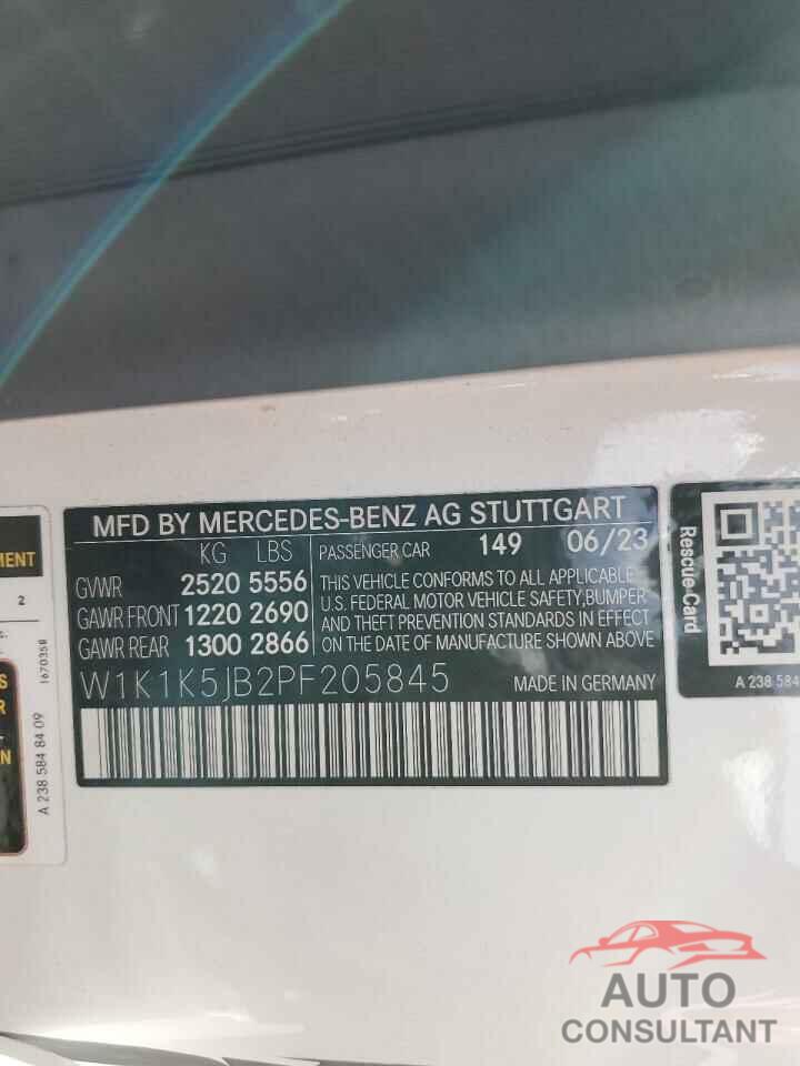 MERCEDES-BENZ E-CLASS 2023 - W1K1K5JB2PF205845