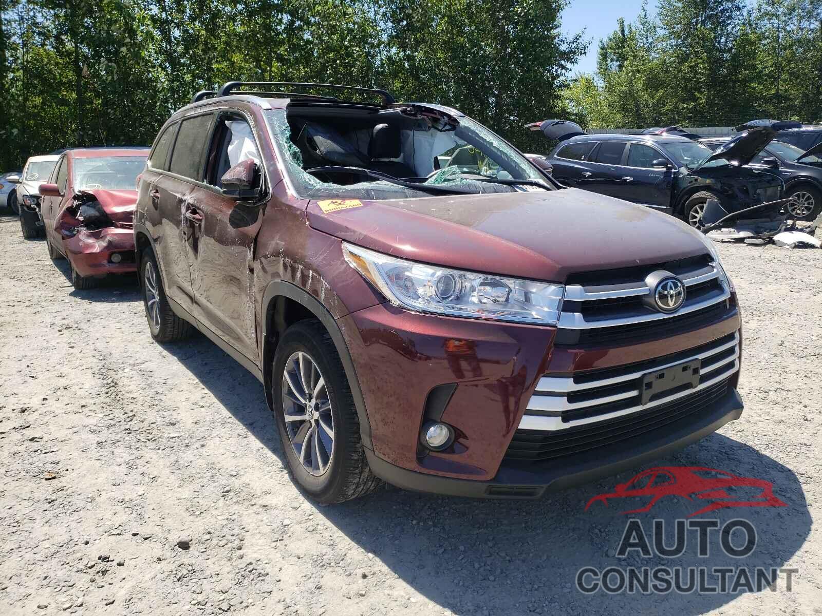 TOYOTA HIGHLANDER 2019 - 5TDJZRFHXKS700653