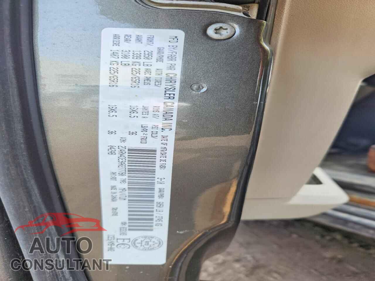DODGE CARAVAN 2010 - 2D4RN4DE9AR277780