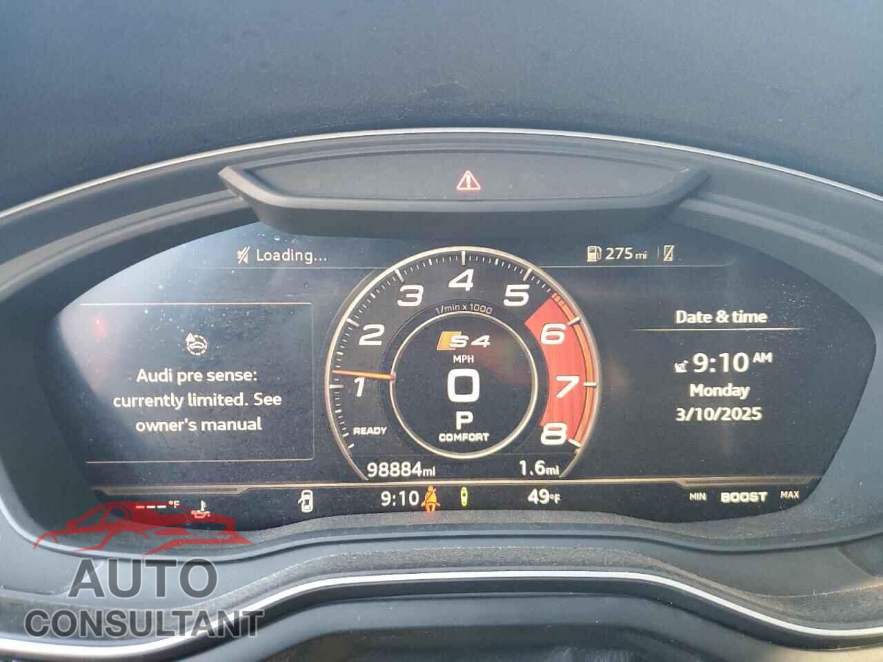 AUDI S4/RS4 2018 - WAUB4AF42JA022135