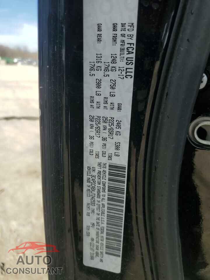 DODGE JOURNEY 2018 - 3C4PDCABXJT242593