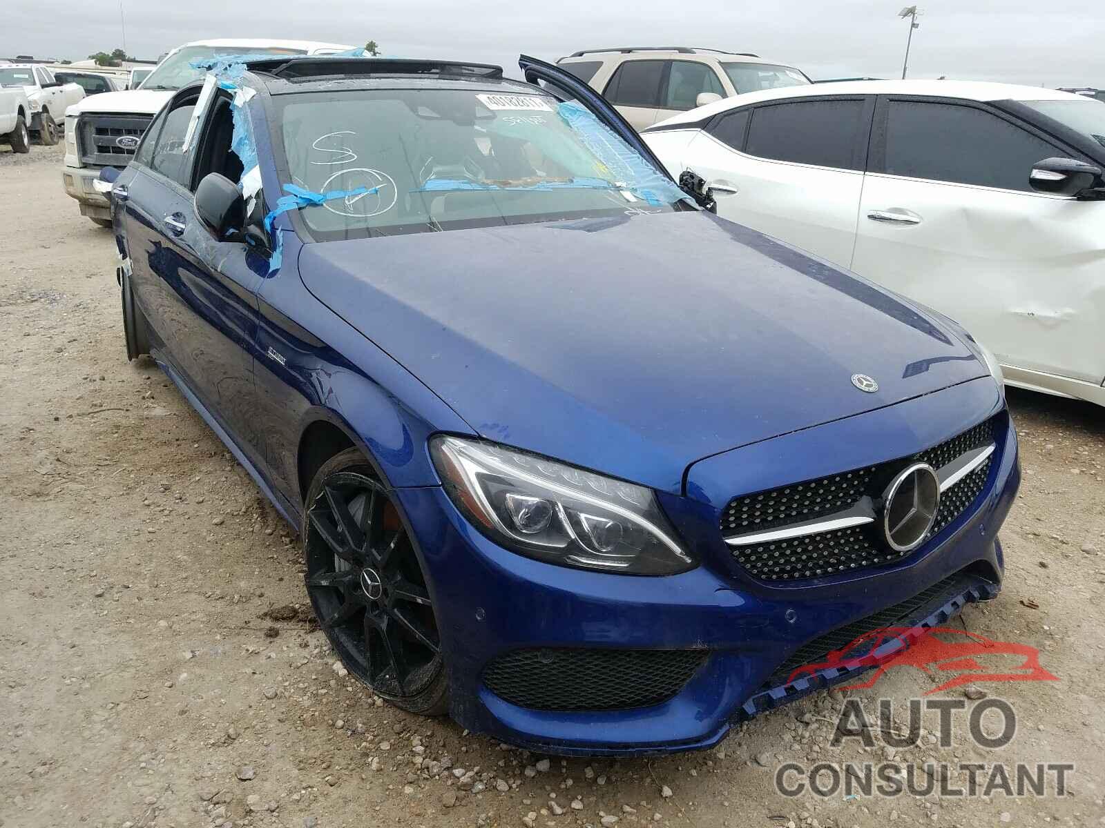 MERCEDES-BENZ C CLASS 2018 - 55SWF6EB4JU260991