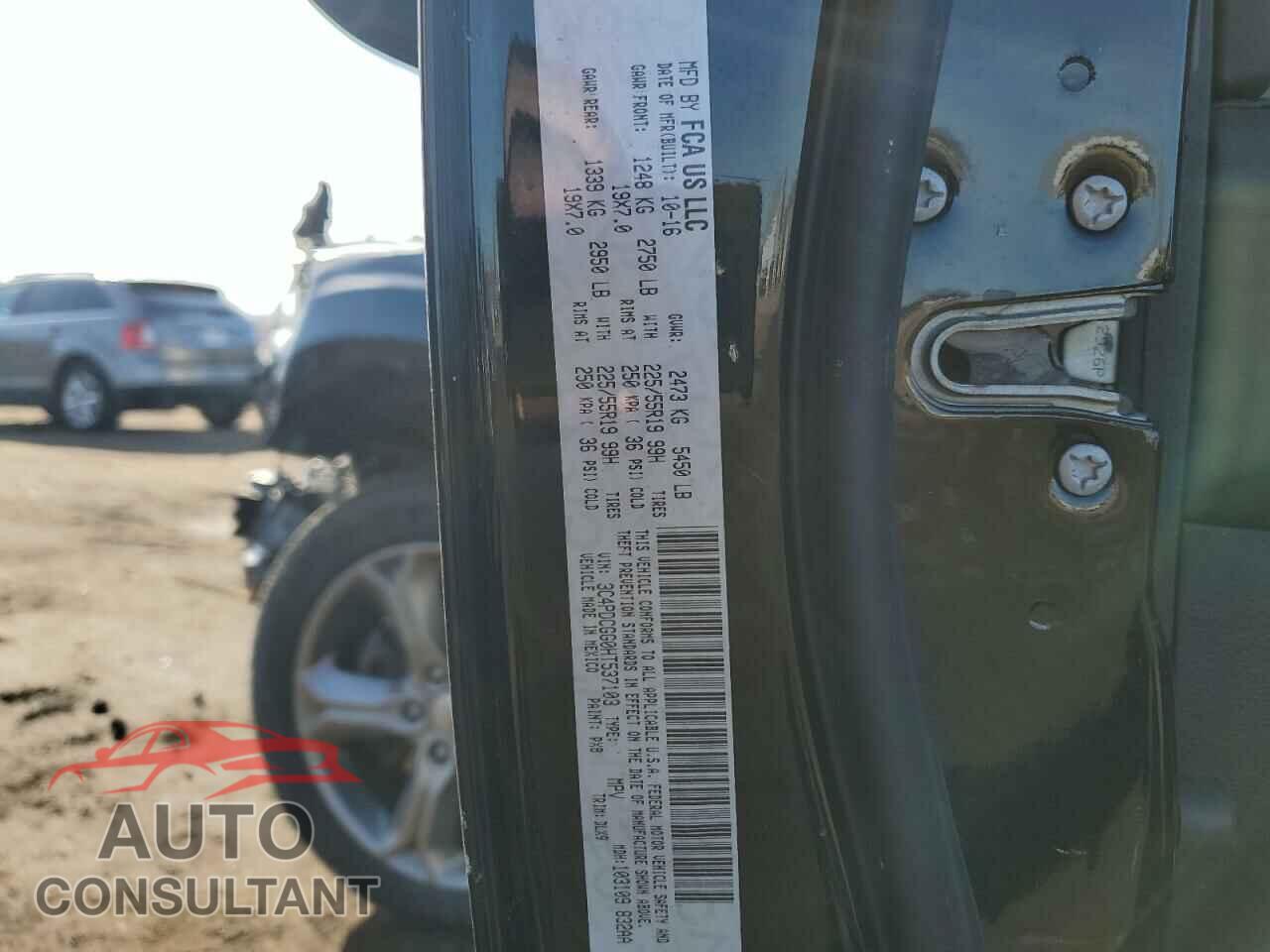 DODGE JOURNEY 2017 - 3C4PDCGG0HT537103