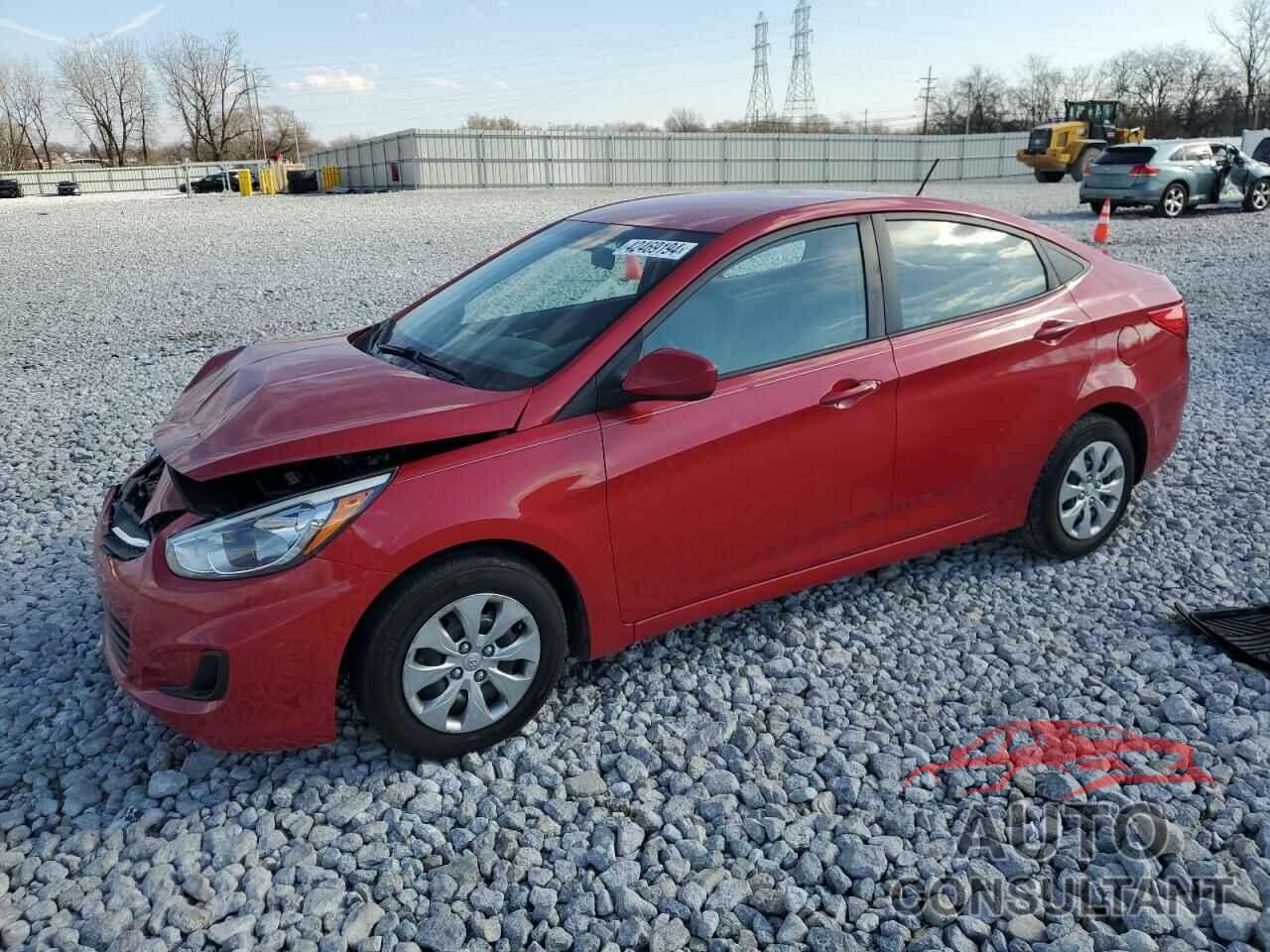 HYUNDAI ACCENT 2017 - KMHCT4AE7HU308336