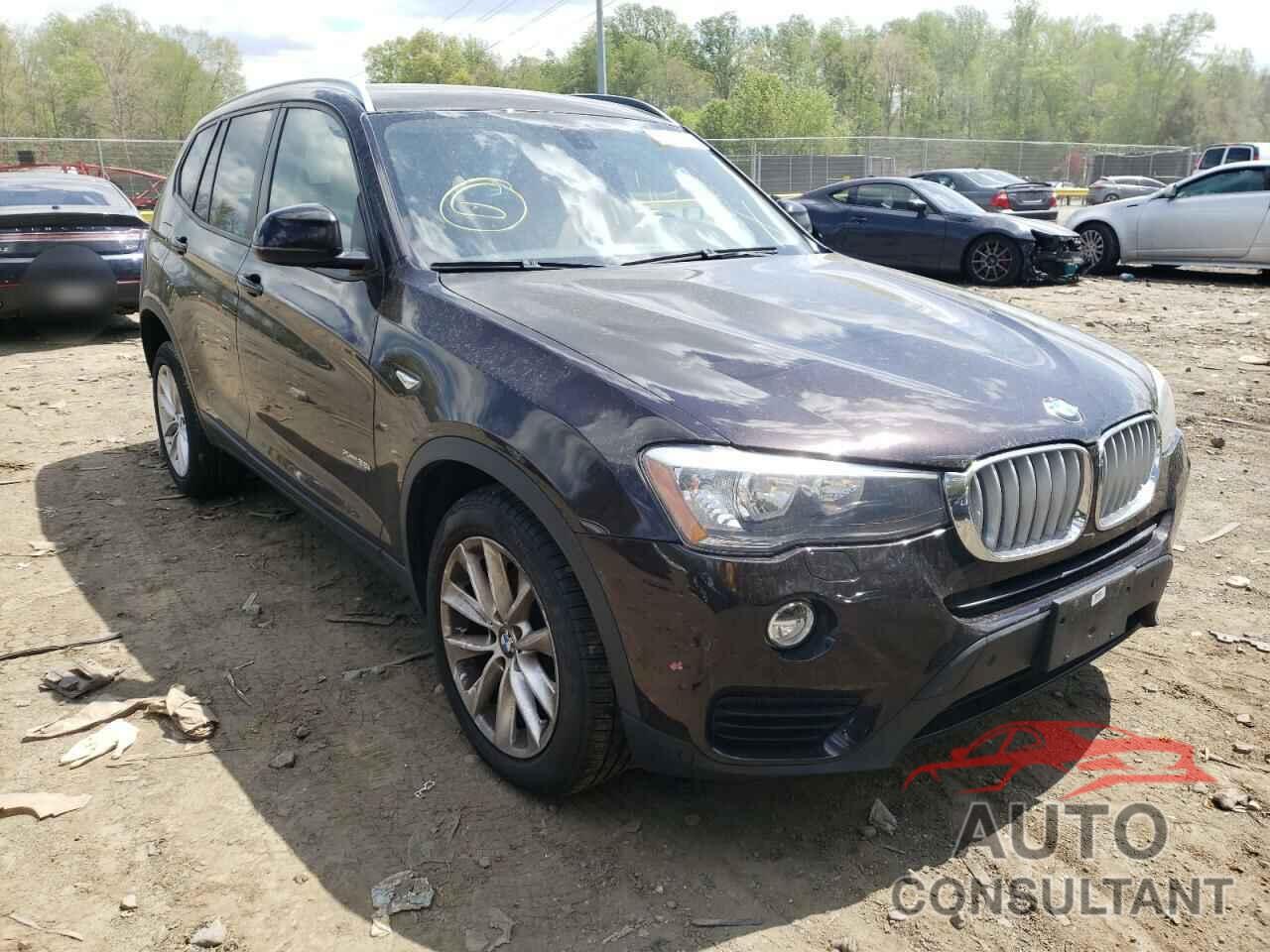 BMW X3 2016 - 5UXWX9C55G0D73029