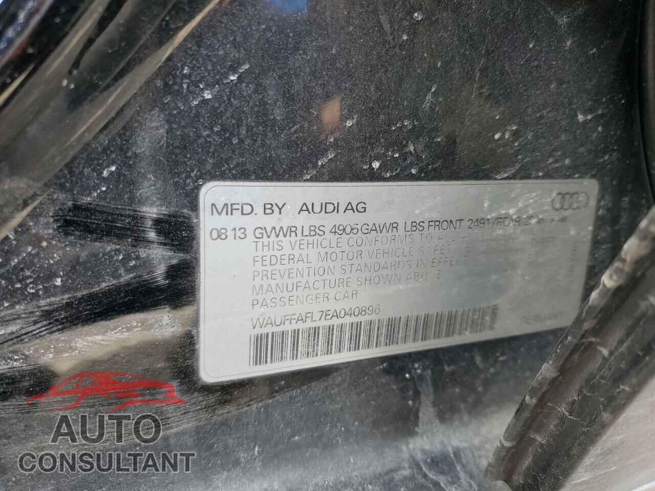 AUDI A4 2014 - WAUFFAFL7EA040896