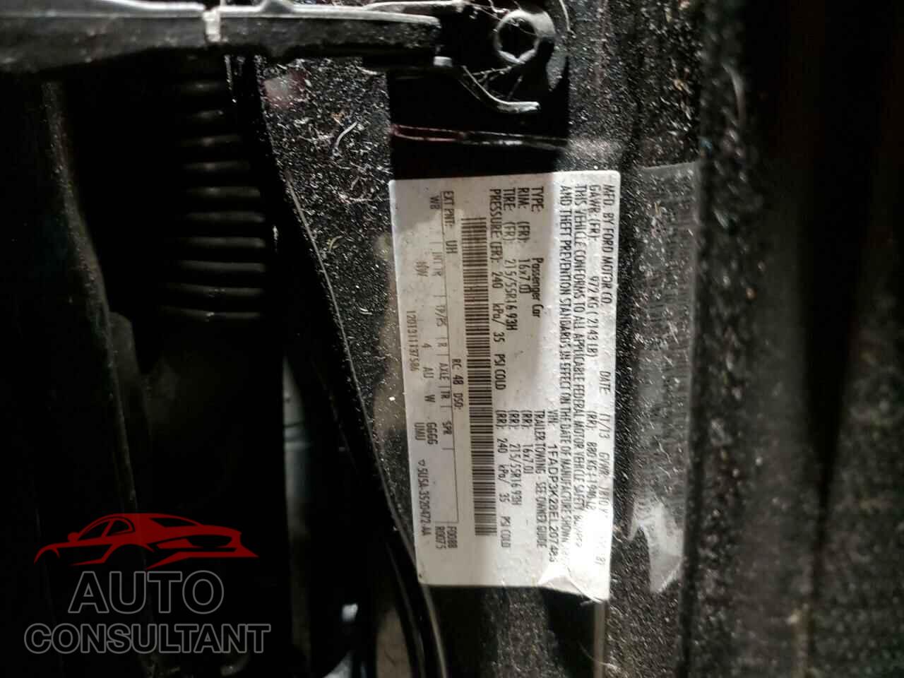 FORD FOCUS 2014 - 1FADP3K28EL207485