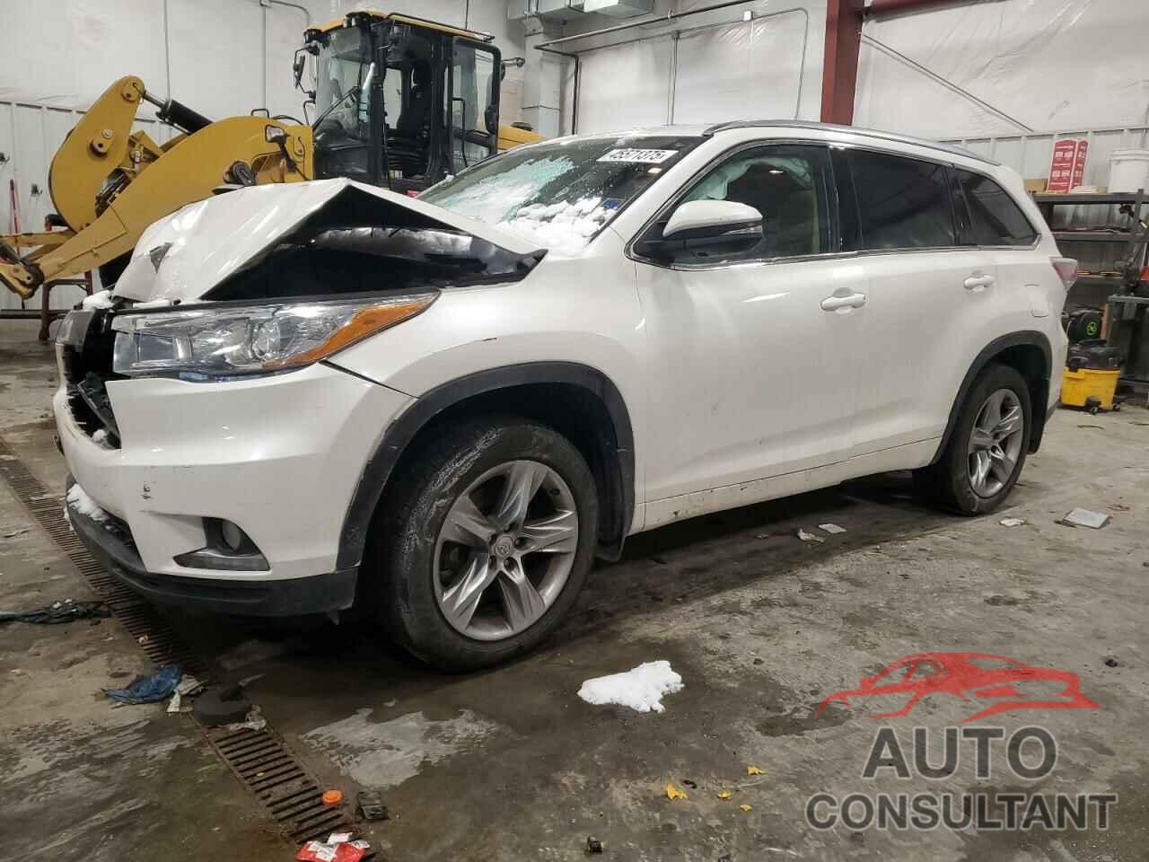 TOYOTA HIGHLANDER 2015 - 5TDDKRFH1FS171682
