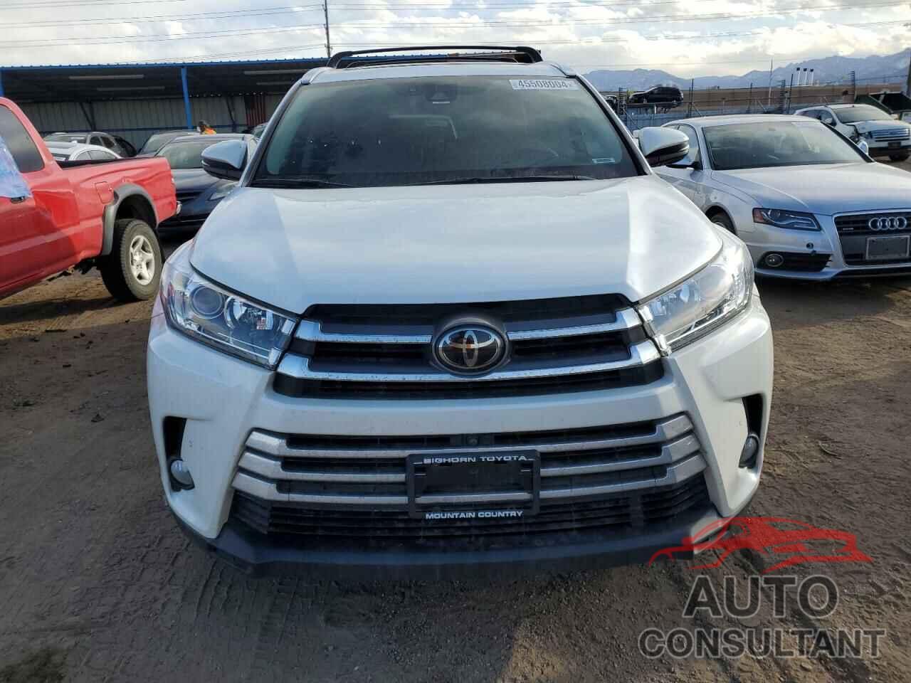 TOYOTA HIGHLANDER 2018 - 5TDDZRFH9JS492986