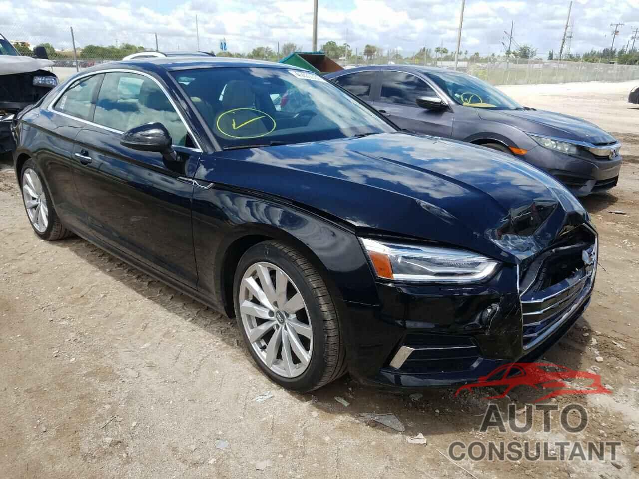 AUDI A5 2018 - WAUNNAF50JA103475