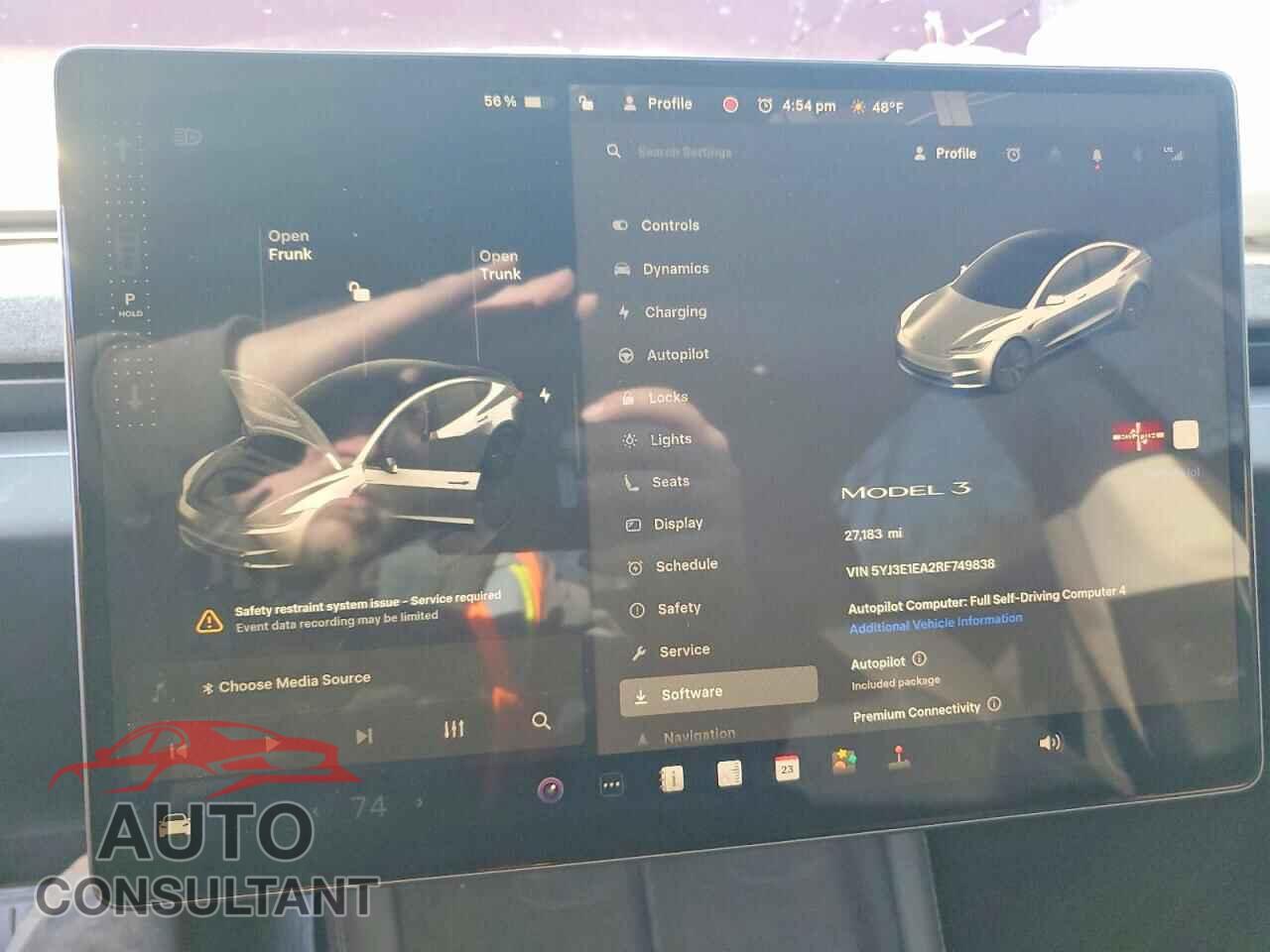 TESLA MODEL 3 2024 - 5YJ3E1EA2RF749838