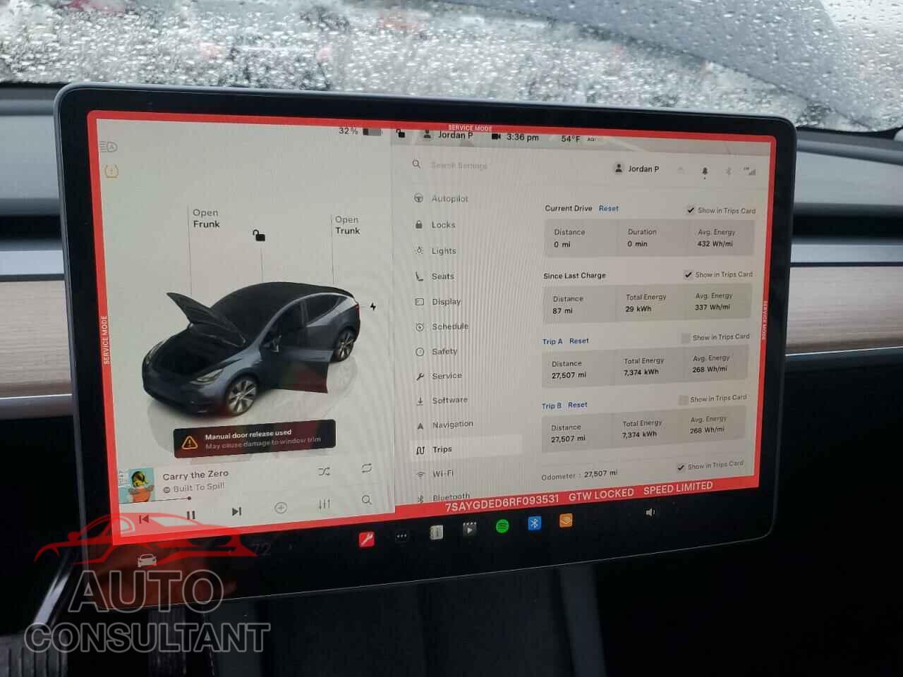 TESLA MODEL Y 2024 - 7SAYGDED6RF093531
