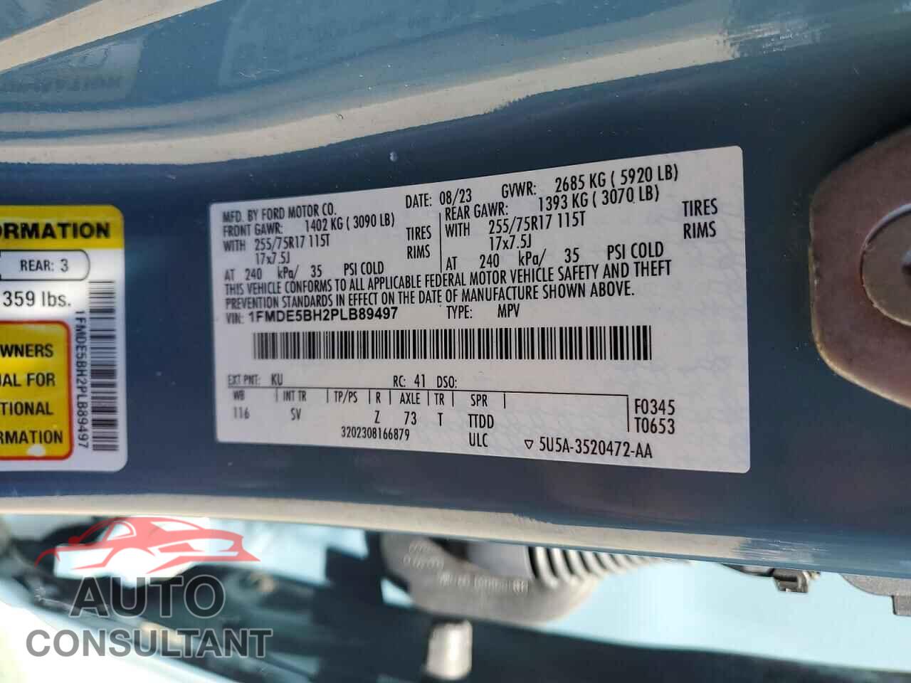 FORD BRONCO 2023 - 1FMDE5BH2PLB89497