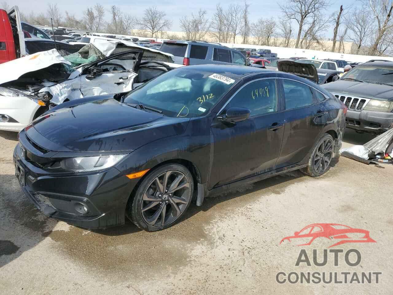 HONDA CIVIC 2019 - 2HGFC2F86KH558011