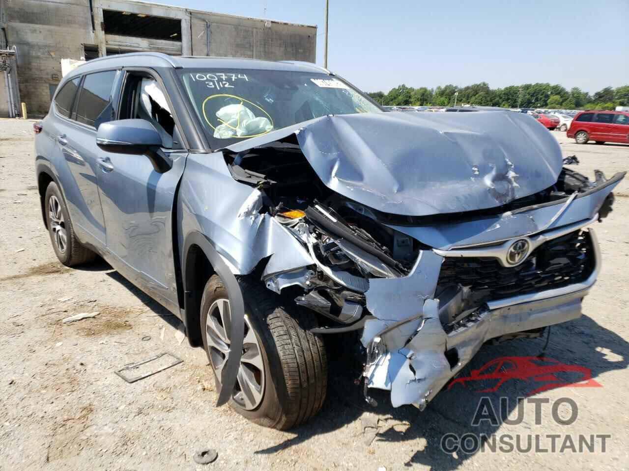 TOYOTA HIGHLANDER 2021 - 5TDGZRBH2MS153462