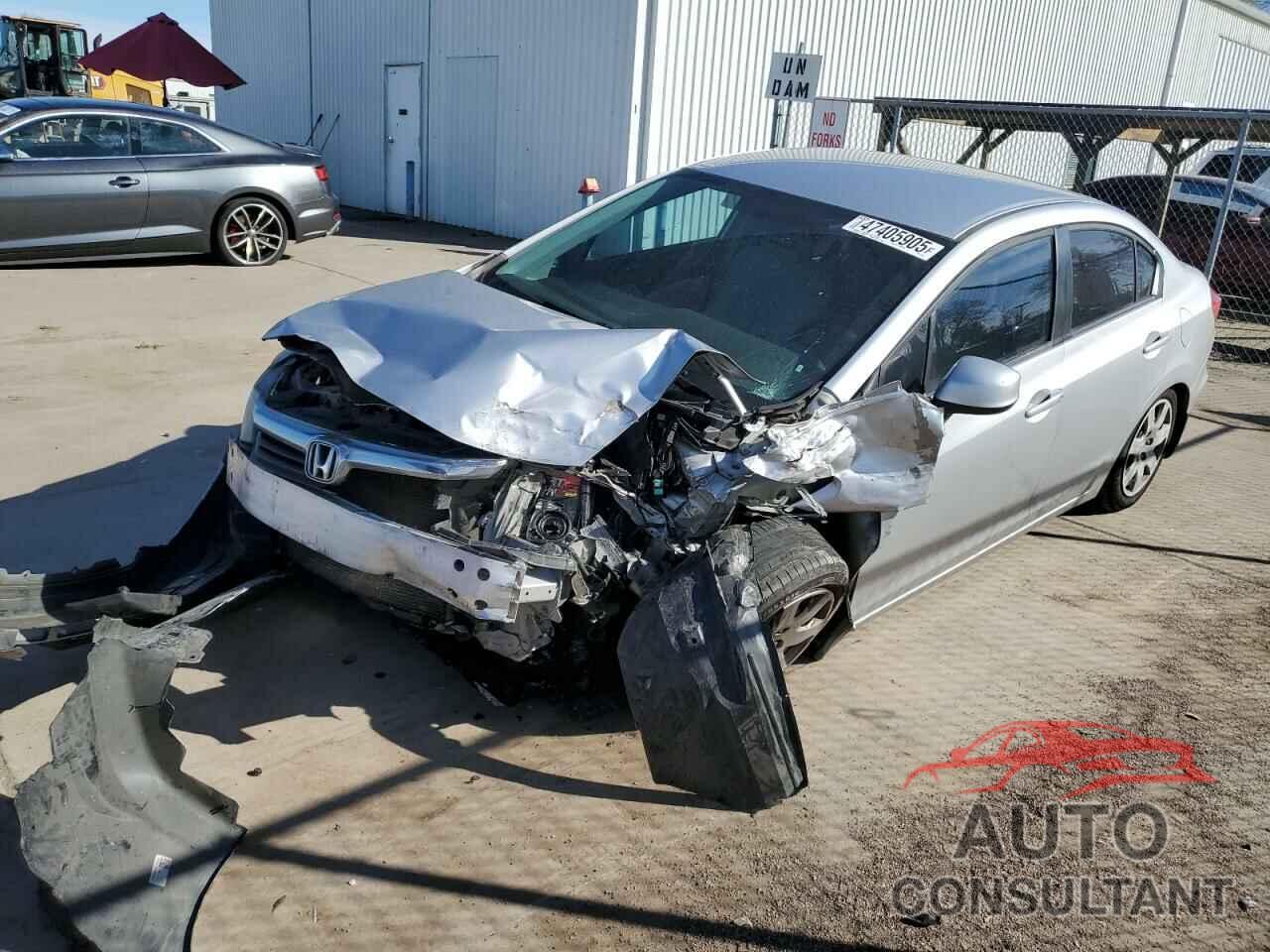 HONDA CIVIC 2012 - 19XFB2F59CE363931