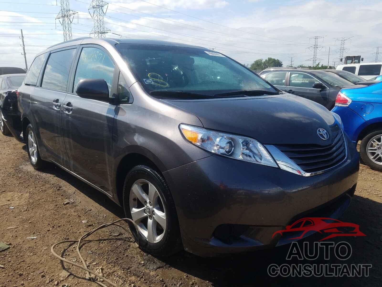 TOYOTA SIENNA 2017 - 5TDKZ3DC8HS853209