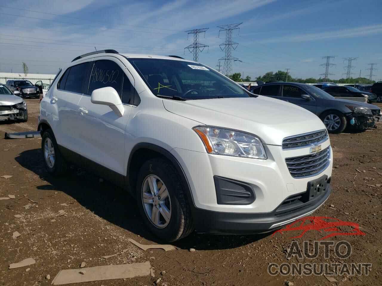 CHEVROLET TRAX 2016 - KL7CJPSB6GB559971