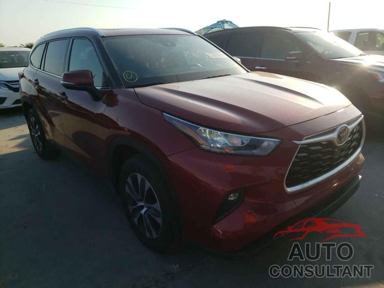 TOYOTA HIGHLANDER 2020 - 5TDGZRAH6LS504793