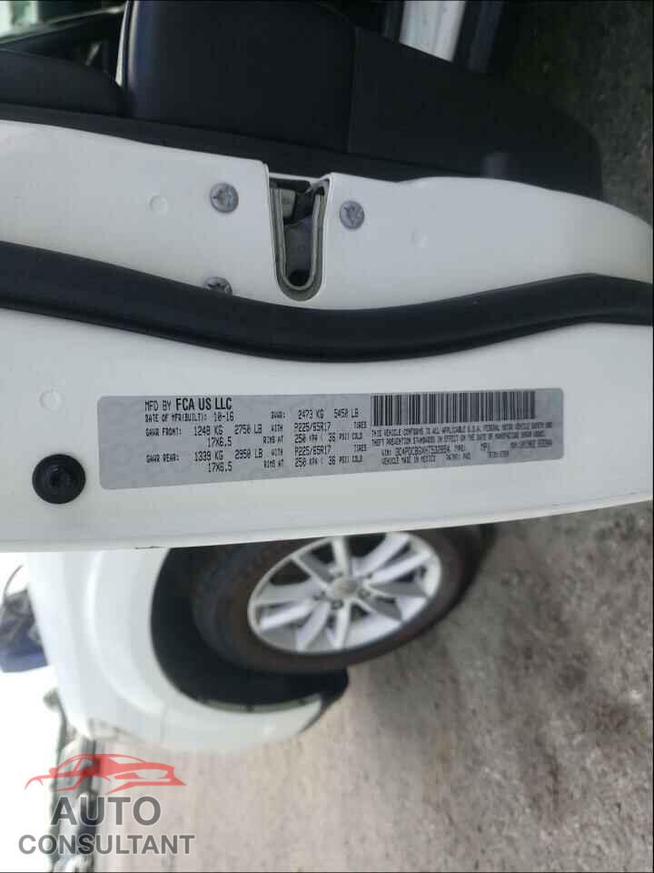 DODGE JOURNEY 2017 - 3C4PDCBGXHT532854