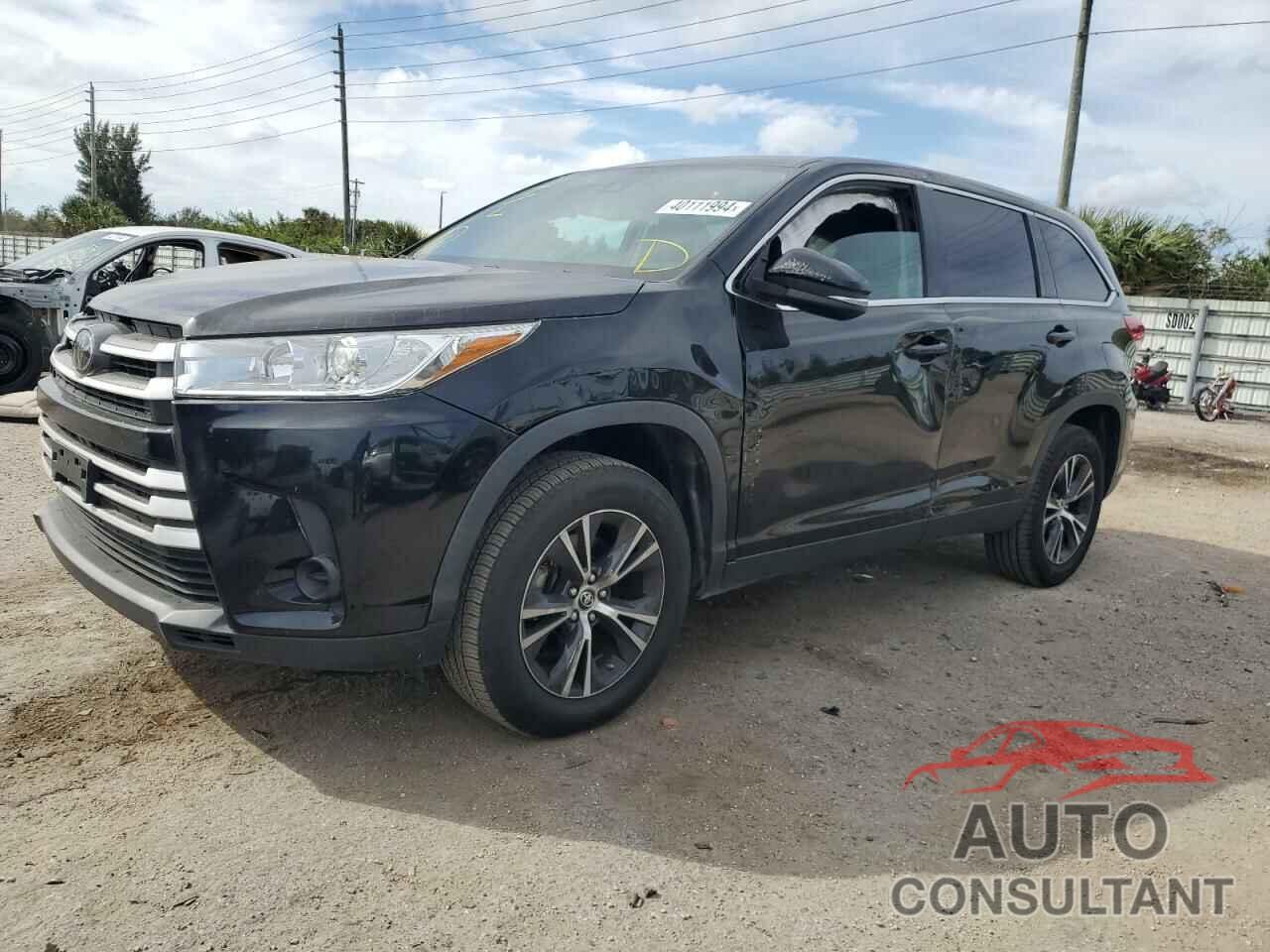 TOYOTA HIGHLANDER 2019 - 5TDZARFH6KS048186