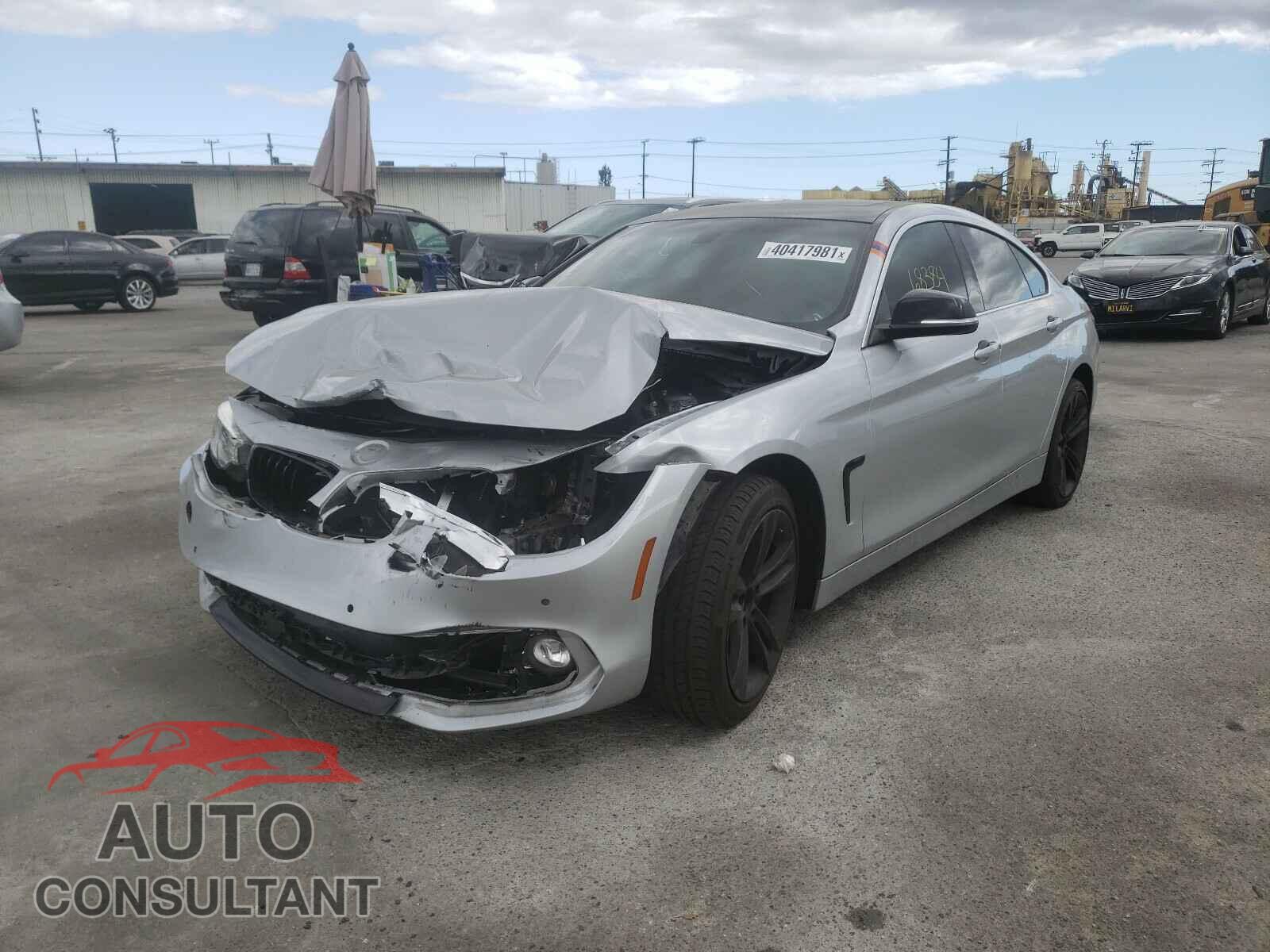 BMW 4 SERIES 2017 - WBA4F7C38HG787861
