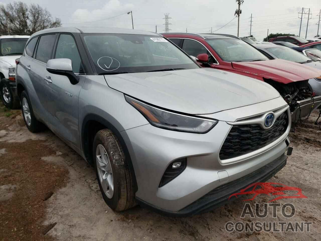 TOYOTA HIGHLANDER 2021 - 5TDZARAH5MS011561