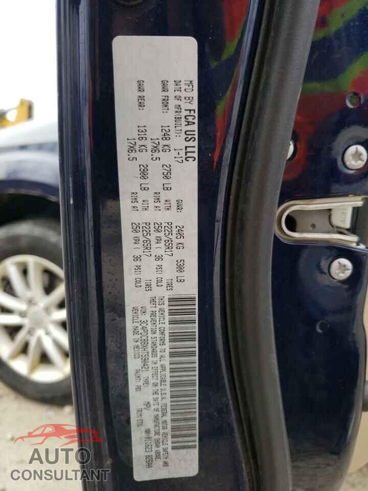 DODGE JOURNEY 2017 - 3C4PDCBBXHT590421