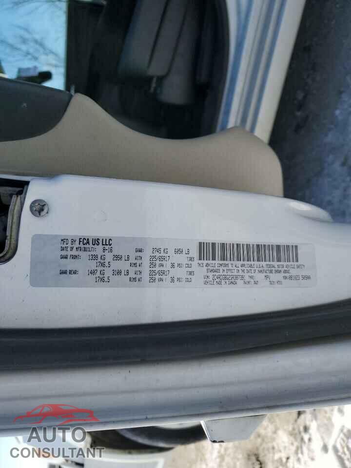 DODGE CARAVAN 2016 - 2C4RDGBG2GR387391