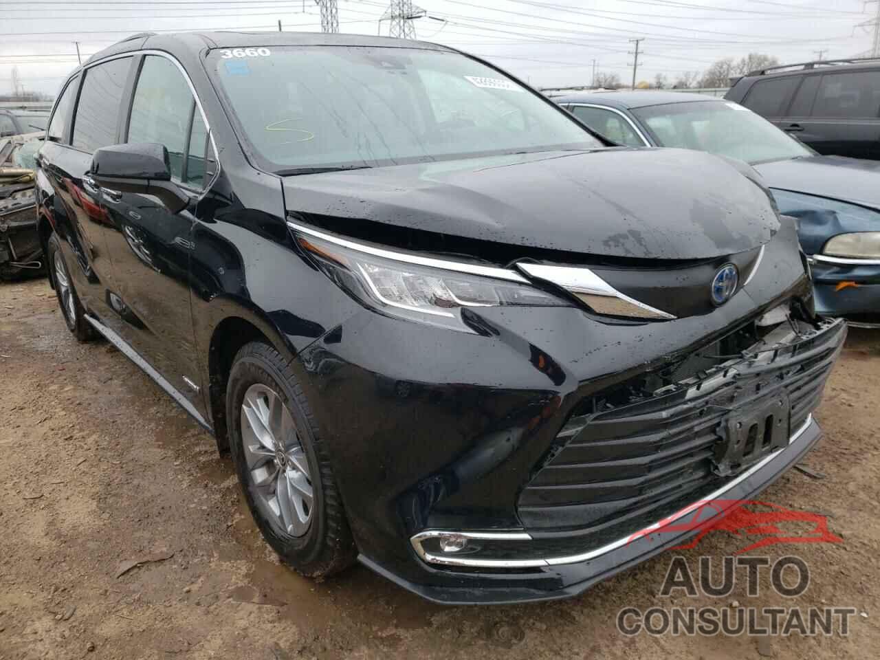 TOYOTA SIENNA 2021 - 5TDYRKECXMS063388