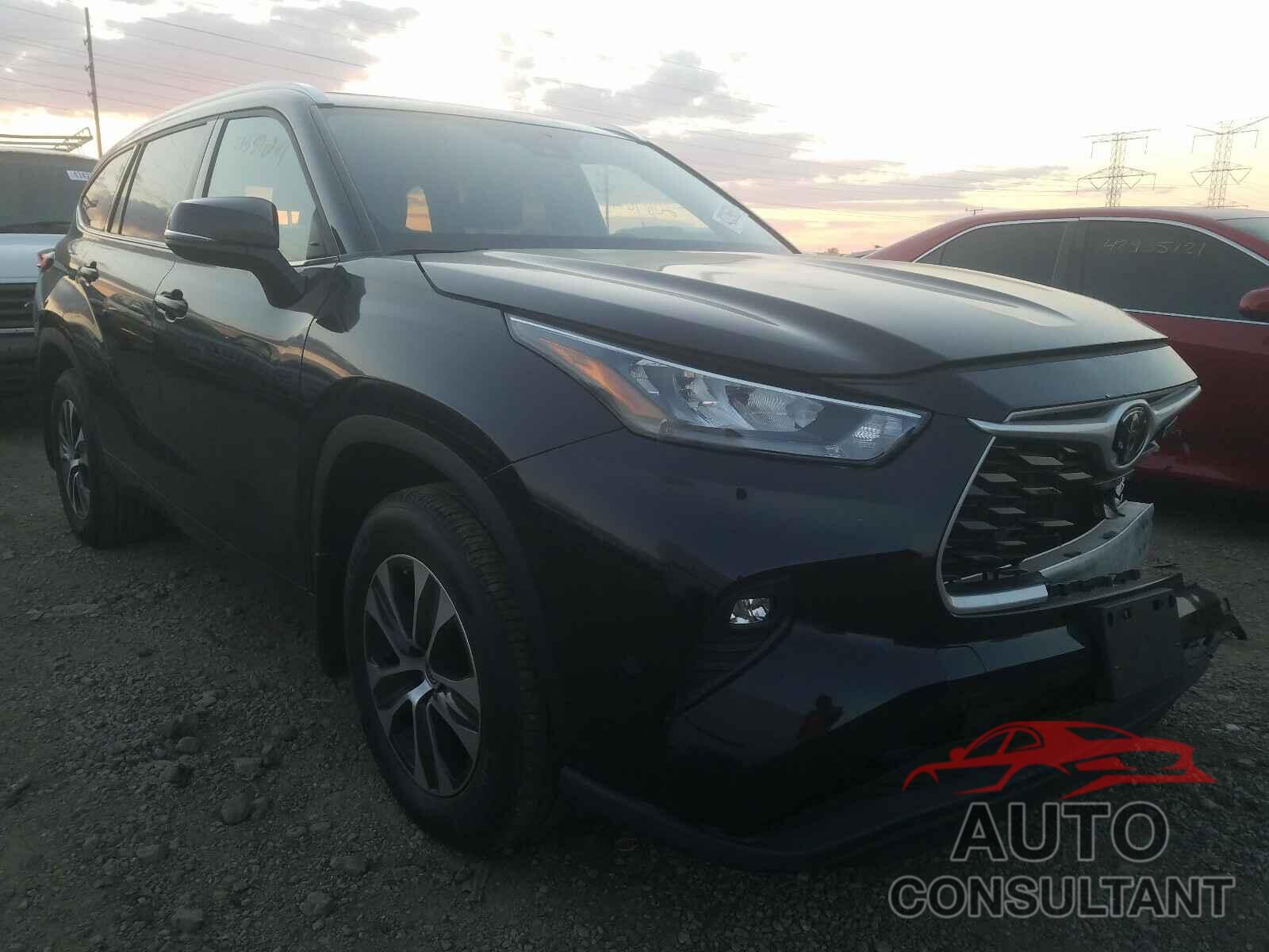 TOYOTA HIGHLANDER 2020 - 5TDGZRBH5LS512222