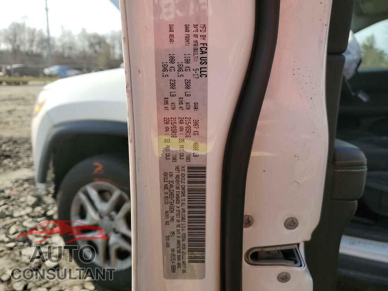 JEEP COMPASS 2017 - 3C4NJDAB5HT645834