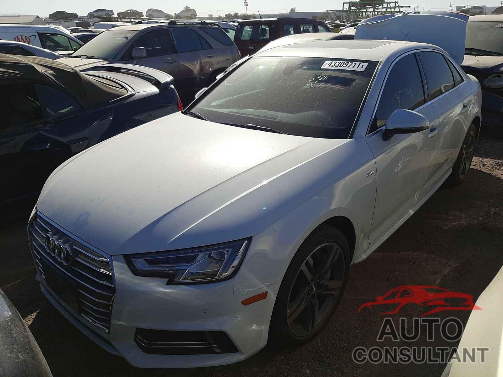 AUDI A4 2018 - WAUENAF42JA137232