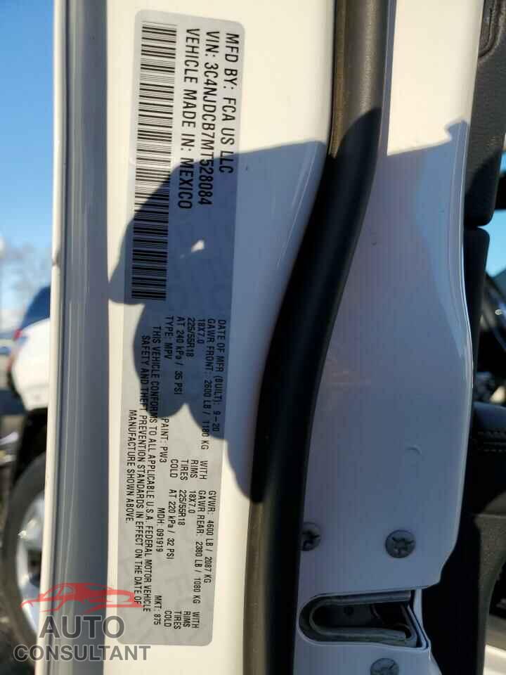 JEEP COMPASS 2021 - 3C4NJDCB7MT528084
