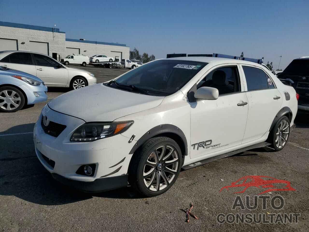 TOYOTA COROLLA 2009 - JTDBL40E999037883