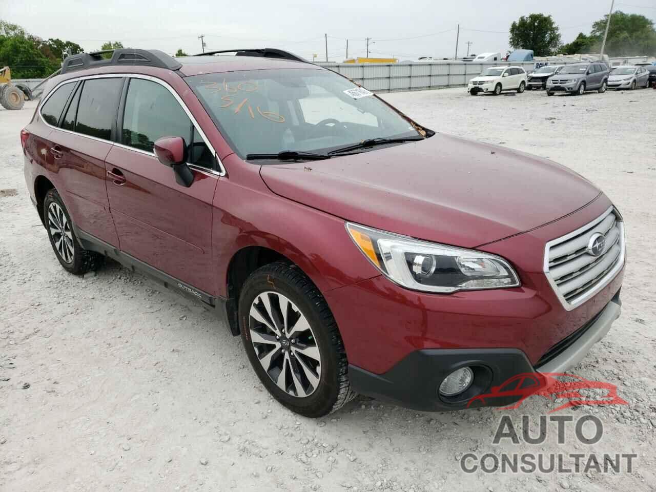 SUBARU OUTBACK 2016 - 4S4BSBNC1G3312155