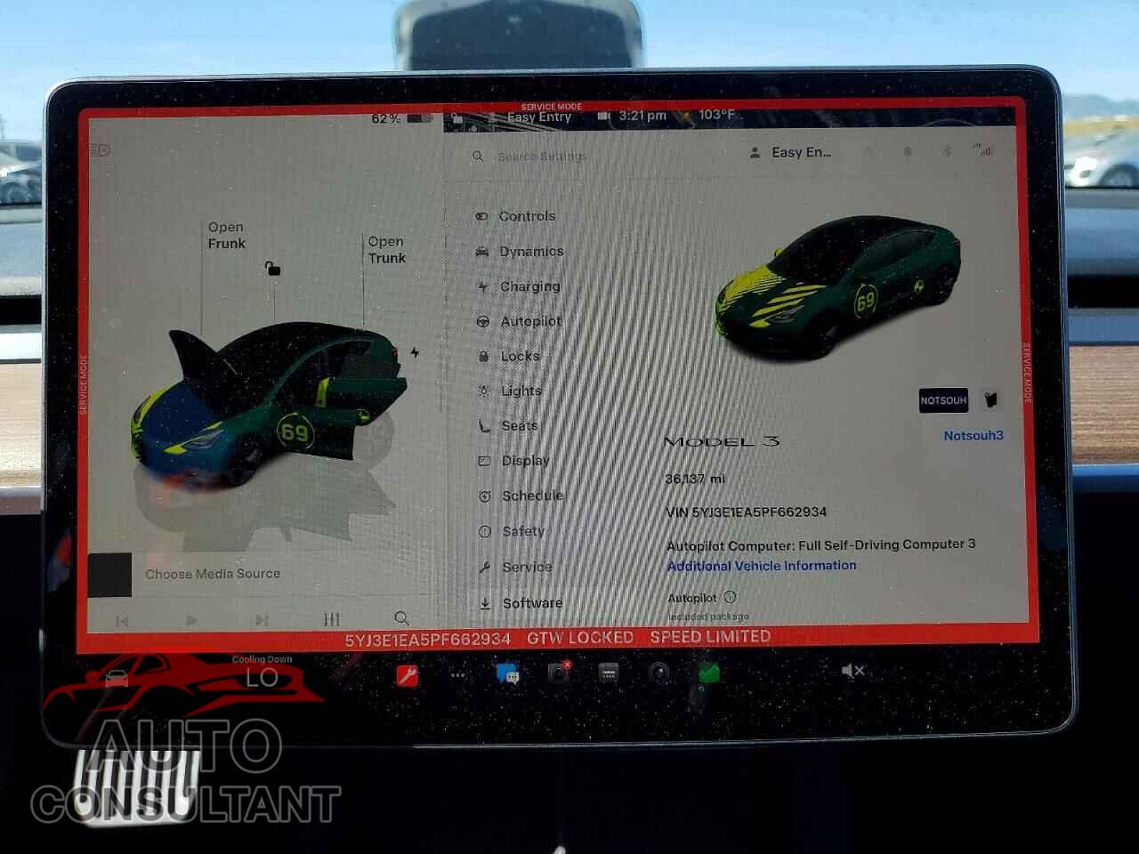 TESLA MODEL 3 2023 - 5YJ3E1EA5PF662934