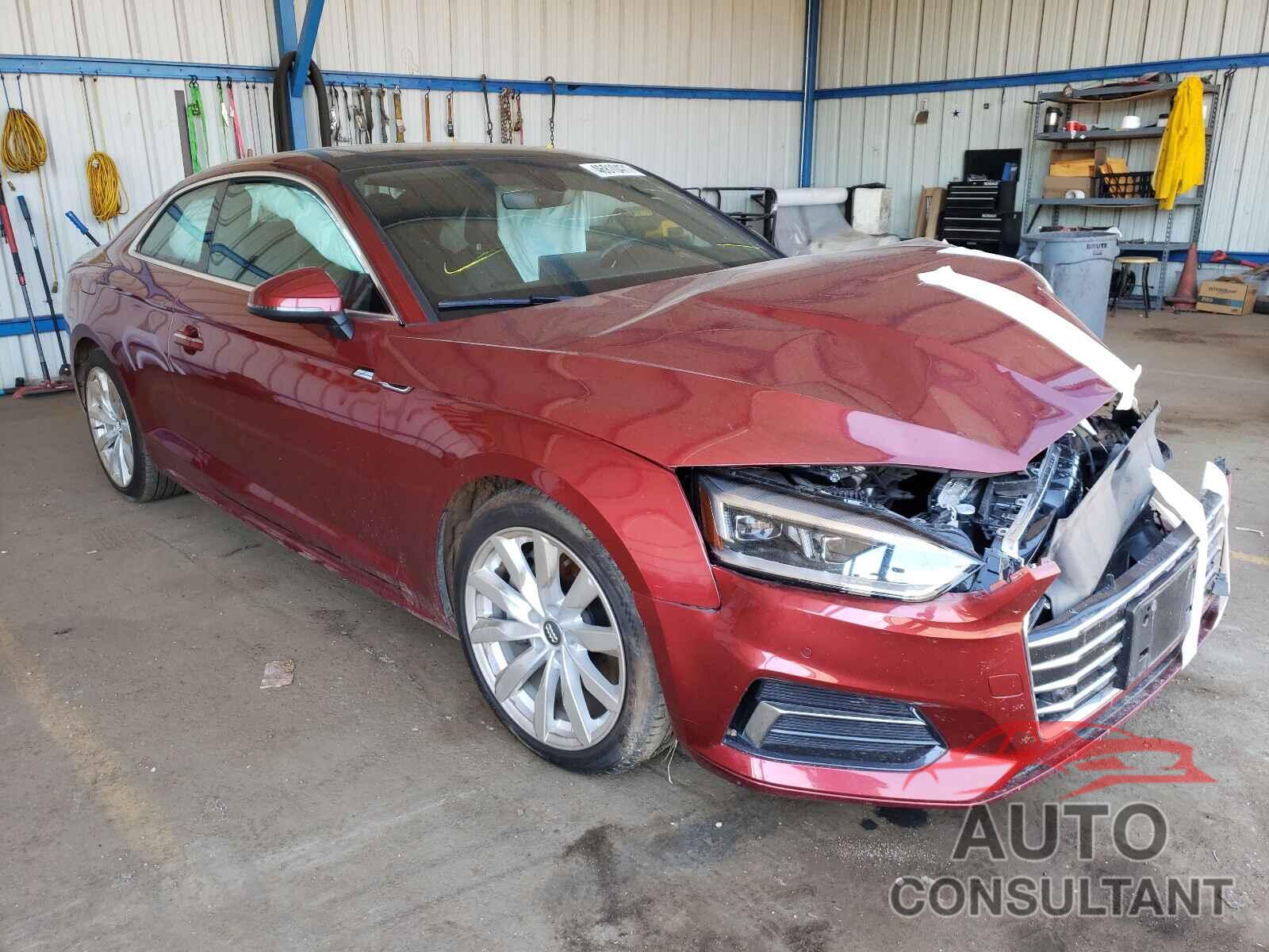 AUDI A5 2018 - WAUPNAF59JA012858