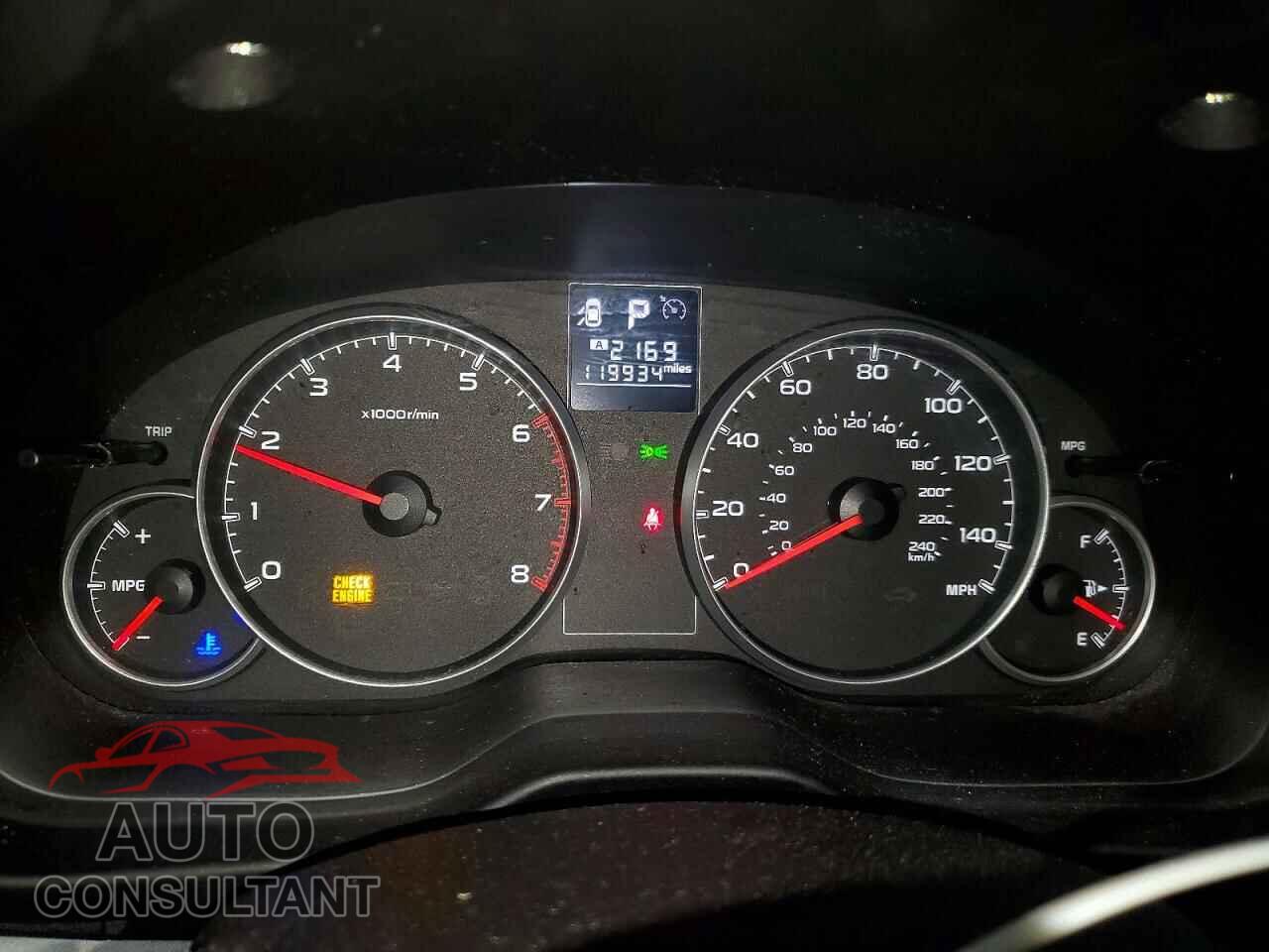 SUBARU OUTBACK 2013 - 4S4BRCCC2D3206538